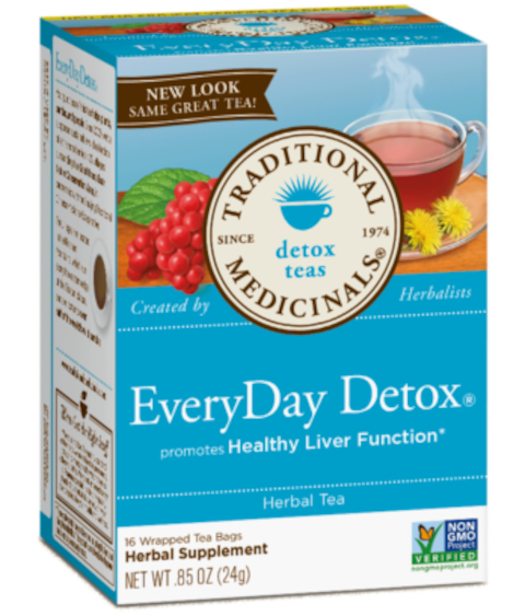 Traditional Medicinals Everyday Detox Herbal Tea 24g
