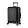 Eminent Hard Case Carry On Luggage Trolley Polycarbonate Alfred Front Loading Lightweight Business Travel Bag with Built in 2 Sided TSA Lock Laptop Compartment and USB Port Suitcase KK50M Dark Grey