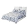 In House Granada Velvet Bed Frame - Single - 200x90 cm - White