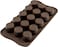 Silikomart Silicone Chocolate Praline Mold 8-1/2 By 4-1/2 (Brown)