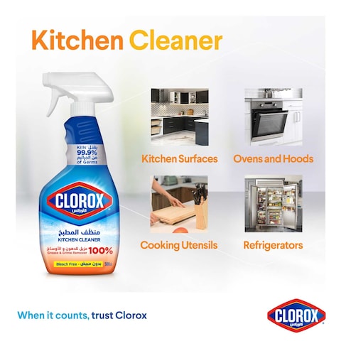 Clorox Kitchen Spray Cleaner Bleach Free 500ml