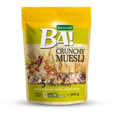 Bakalland BA 5 Nuts And Honey Crunchy Muesli Cereal 300g