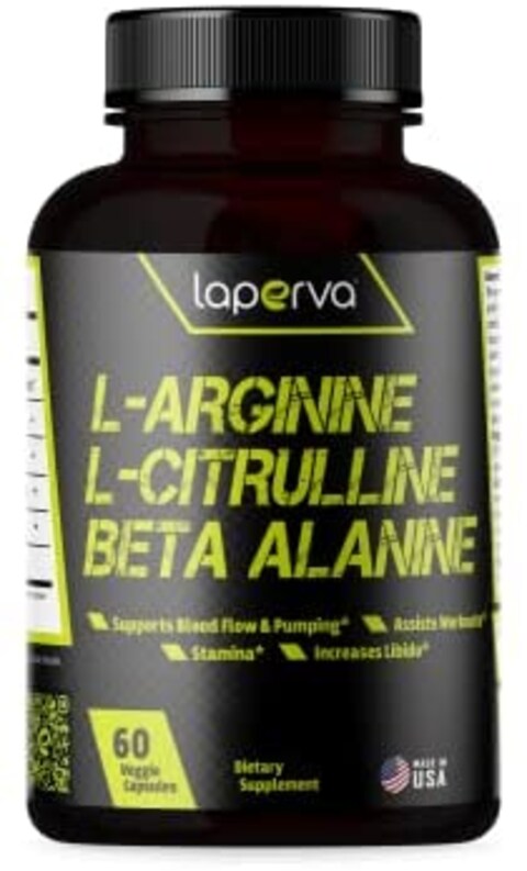 Laperva L-Arginine L-Citrulline Beta-Alanine 60 Veggie Capsules