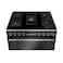 Bosch Gas Cooker HJY5G7V60M 90CM Black Silver