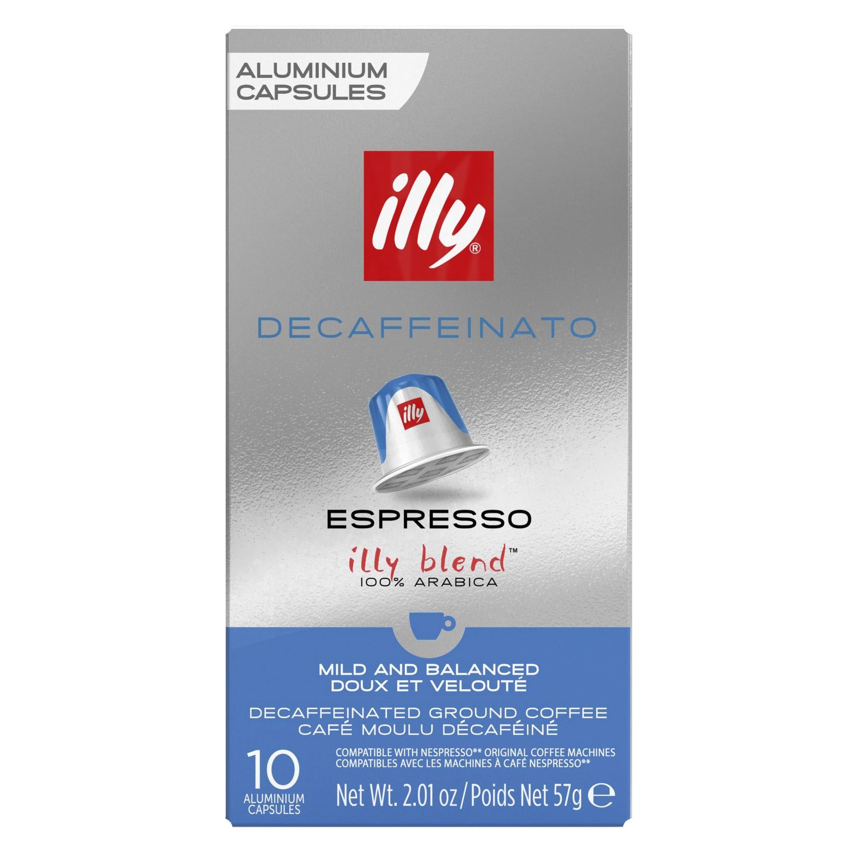 Buy Illy Blend Decaffeinato Espresso Mild and Balanced Ground