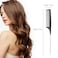 General - Salon Hair Plastic Hair Cutting Comb Stainless Steel Comb Handle Professional Barber Hairdressing Comb