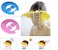 N M Z Safe Shampoo Bath Cap Shower Cap Baby Bath Protect Soft Cap Hat for Baby Kids Kids Shower Cap,Plastic,Multi color, 1pcs