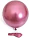 Party Time 25-Pieces 12" Pink Metallic Chrome Balloons, Shiny Latex Balloons For Baby Shower, Bridal Shower, Valentine's Day, Wedding &amp; Birthday Party Decoration - Party Supplies