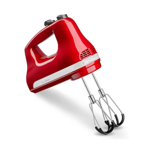 KitchenAid Hand Mixer 6 Speed With Flex Edge Beaters 5KHM6118BER(Empire Red)