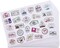 Bright Creations Travel Stickers, Decorative Stamps, Sealing Stickers In 4 Designs, 810 Count White Vinyl Pvc