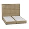 In House Berlin Linen Bed Frame - Single - 200x120cm - Beige