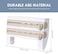 Triple Paper Stand/Dispenser with Cutter for Foil, Tissue and Nylon, KHAKHI
