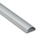 Reliable Electrical Floor Trunking Self-Adhesive with Sticker Cable Management System 35x10mm Grey- 2 Piecesof 1m
