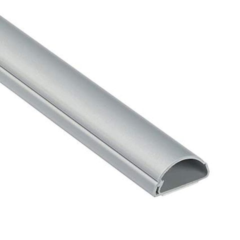 Reliable Electrical Floor Trunking Self-Adhesive with Sticker Cable Management System 35x10mm Grey- 2 Piecesof 1m