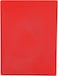 Royalford Rf9911 Plastic Cutting Board - Non-Toxic Cutting Board With Non-Slip Base - Perfect For Fruits &amp; Vegetables, Hanging Hole For Easy Storage, Multipurpose Cutting Board (Red)