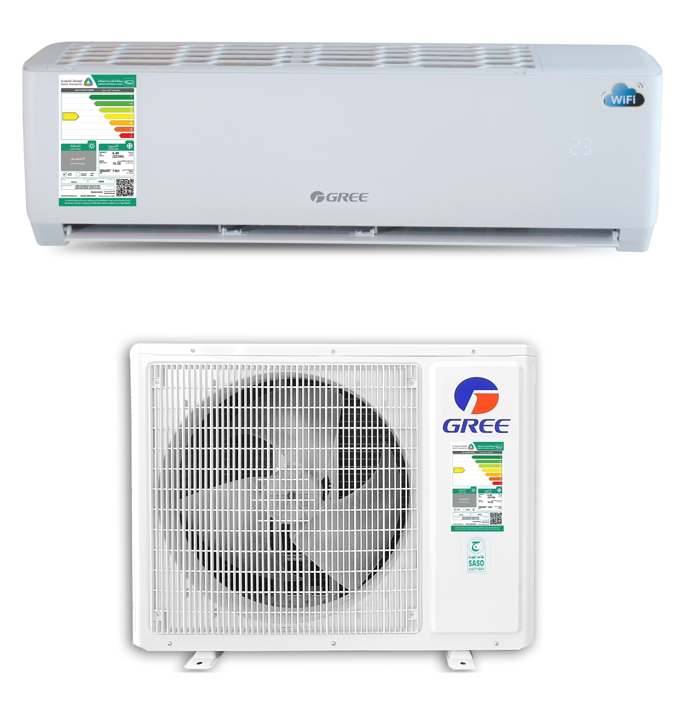Buy GREE Split Air Conditioner - Pular 22100 BTU Cool Only With WIFI ...