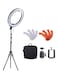 Andoer Led Video Light Dimmable Photography Ring Fill Light 18Inch Black