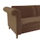 In House Serena 2 In 1 Sofabed Velvet Upholstered - Light Brown