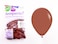 Sempertex 50 pcs, 5" Round Balloons, Fashion terracotta, Latex Balloons