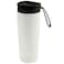 Hans Larsen Eunoia Anti-Spill Coffee Mug, 470 ml Capacity, White/Black
