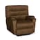 In House Velvet Classic Recliner Chair - Brown - AB03