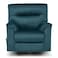 In House Velvet Rocking &amp; Rotating Recliner Chair - Dark Turquoise - AB01