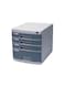 Generic 4 Layer Drawer Cabinet With Lock Grey