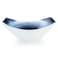 Shallow Reactive Scandi Salad Bowl 25Cm Blue