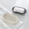 Soap Case Holder 1Pcs Draining Holder Portable Soap Dish Plastic Soap Container Simple Style Soap Box Bathroom Accessories shower soap holder Soap dish tray (Color : White)