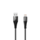 LEVORE Cable iPhone USB Nylon Braided 1m - Black
