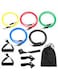 11-Piece Resistance Bands Workout Exercise Training Tube Pull Rope Set With Bag Expander Elastic Bands