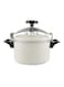 Alsaif Aluminium Pressure Cooker, 8L, Beige/Silver/Black