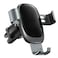 C122 Car Mount Air Vent Mobile Phone Holder 360&deg; Rotation Gravity Auto Clamp Bracket - Black