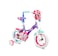 Spartan Barbie Bicycle for Kids ages 3, 4, 5, 6 - Little Girls Bike with Training Wheels, Front and Rear Caliper Hand Brakes, Removable Zippered Bag, Chain Cover - 12 Inch Wheels