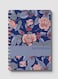 Lowha Spiral Notebook With 60 Sheets And Hard Paper Covers With Floral Cherry Design, For Jotting Notes And Reminders, For Work, University, School