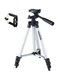 Generic Camera Tripod Stand With Mobile Holder Black/Silver
