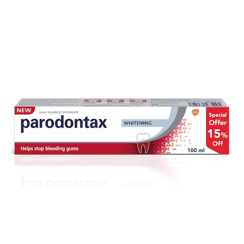 Parodontax Whitening Daily Toothpaste for Bleeding Gums - 100ml