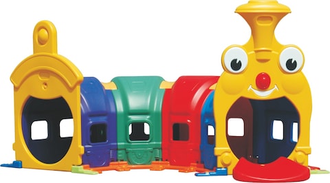 RBWTOYS Kids colourful Caterpillar shape Tunnel with Funny Face Playset equipment RW-16315 240x98x106cm