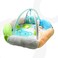 Moon Baby Playmat : 2-In-1 Foldable Baby Gyms &amp; Playmats, Baby Nest And Activity Center W/Hanging Sensory Toys, For 0 Month+ Newborn, Infant, Toddler, Baby Mat + 5 Detachable Toys Flower Theme