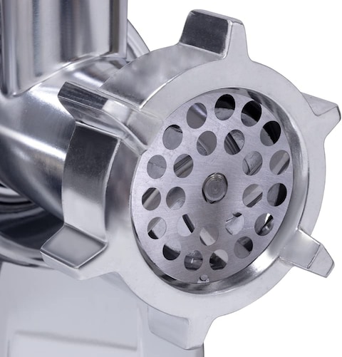 Evvoli Meat Grinder, Meat Mincer &amp; Sausage, Reverse Function, Digital Switches With Alarm System, 1600W, White, EVKA-MG1600W
