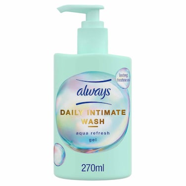 Always Daily Intimate Wash Gel Aqua Refresh Lasting Freshness 270 ml