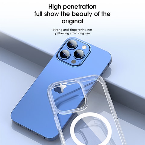 iPhone 14 Magsafe Case 6.1 Inch Slim Thin Magnetic Case, Yellowing-Resistant, Anti-Drop Shock Absorption