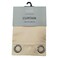 LA Collection 120 GSM Polyester Curtain Beige 140x240cm