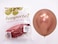 Sempertex 10 pcs, 24''Round Balloon, Party Reflex Rose Gold 24"-10pk