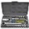 Abbasali 40 Pcs Combination Socket Toolkit Wrench Set 3/8''-1/4''