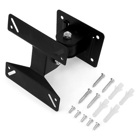 Generic-F01 TV Wall Mount Bracket 14-24 Inch 180 Degrees Tilt &amp; Swivel &amp; Rotation Adjustment Stand Holder Max VESA 100x100mm Durable Steel for LED LCD Plasma and Flat Panel TVs Up to 352lbs