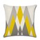 Rishahome Geometry Printed Cushion Cover, 45x45 cm