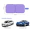 Beige Windshield Sunshade for Car - UV Protection and Heat Shield