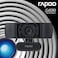 Rapoo C200 Webcam 720p Full HD USB Webcam With Microphone For PC/Laptop/Desktop/Video Calling/Conferencing [Plug And Play] Black