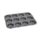RK Non Stick Muffin Tray Baking Pan Cupcake Pan 12 Cups RNTP05 Black